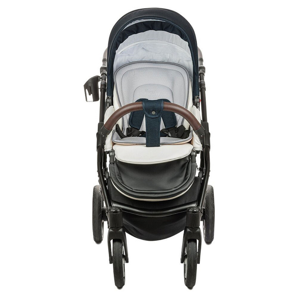 Детская коляска Nuovita Carro Sport 2 в 1 Blu bianco/Сине-белый