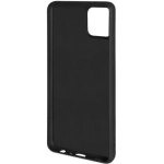 Силиконовый чехол с микрофиброй для Samsung Galaxy A03 black DF