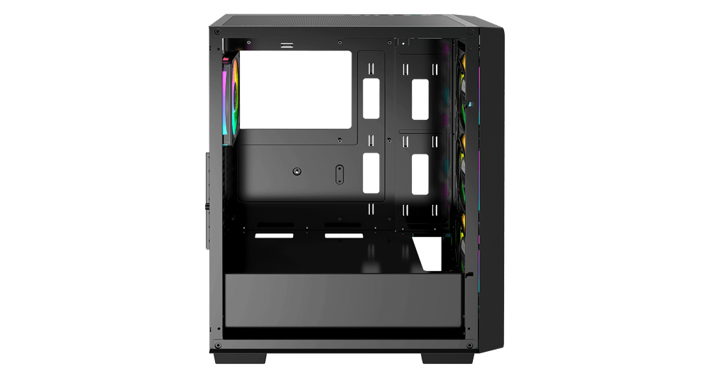 Корпус Ocypus Gamma C60 BK ARGB ATX/mATX/ITX 3xUSB Черный Gamma-C60-BKG400XX-GL