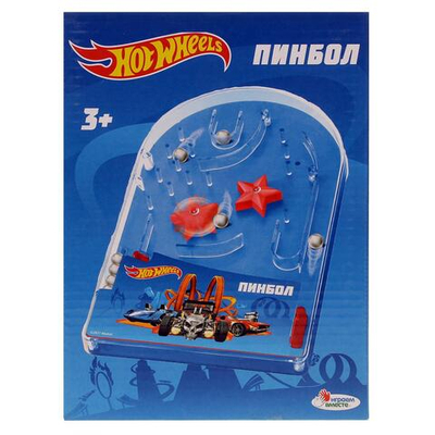 Наст. игра пинбол Хот вилс, коробка B1304252-R2 (Играем вместе)