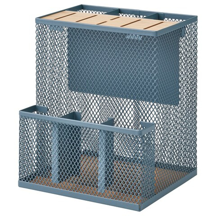 IKEA VIMPELFISK  (ИКЕА ВИМПЕЛФИСК)  -  Блок для ножей, бамбук/серо-бирюзовый