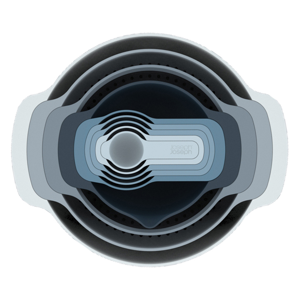 Набор мисок nest plus, синий, 9 шт.