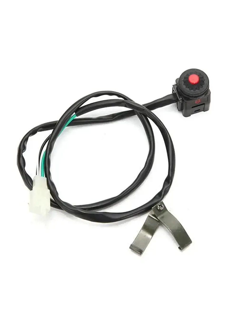 Кнопка выключения двигателя для мотоцикла круглая красная