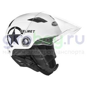 Шлем открытый Helmet NEW (Белый)