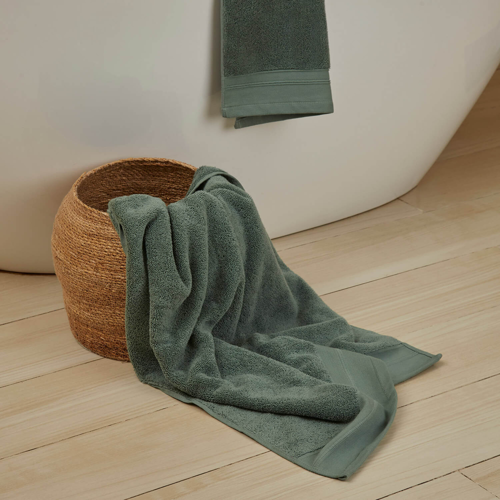 Полотенце для СПА 84х152 Onsilk Шанти оливковое