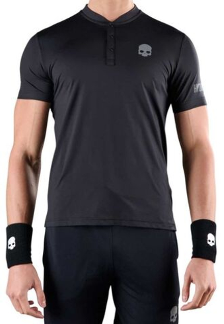 Теннисное поло Hydrogen Tech Serafino Man - black
