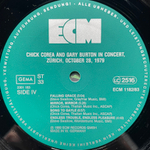 Chick Corea And Gary Burton ‎– In Concert, Zürich, October 28, 1979 2LP (Германия 1980г.) ECM
