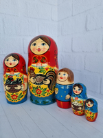 Матрешка "с курочкой" традиция 5мест