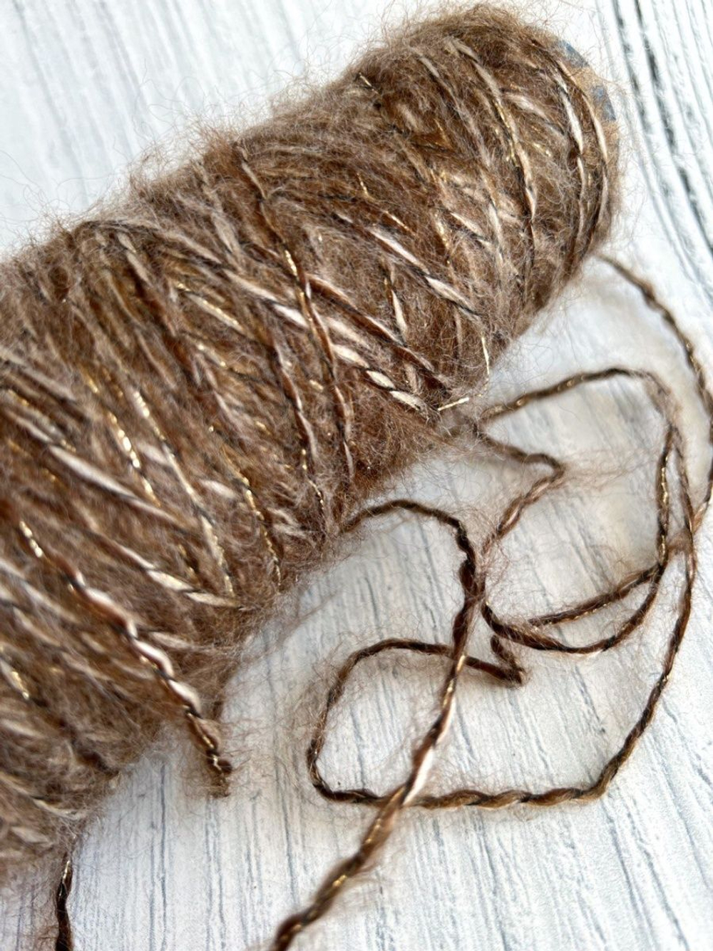 Пряжа с мохером и люрексом Matexsa