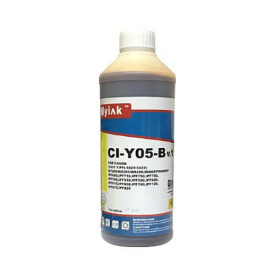 Чернила MyInk CI-Y05-B для CANON imagePROGRAF W7200/iPF8400/iPF6400 (BCI-1411Y, 1л, Dye) yellow