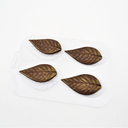 Пластиковая форма для шоколада "Листья"