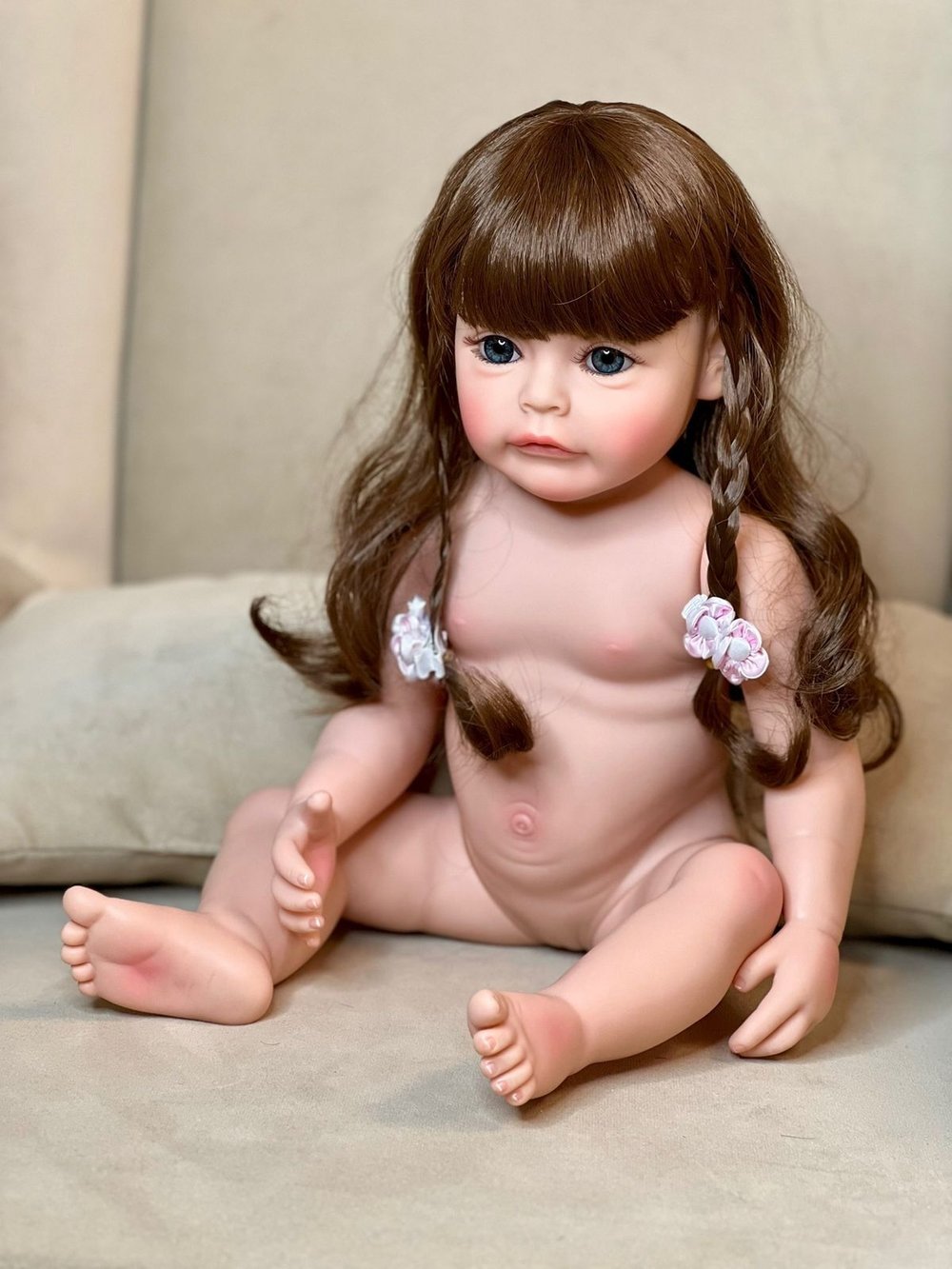 Кукла Реборн виниловая 55см в пакете (FA-284)