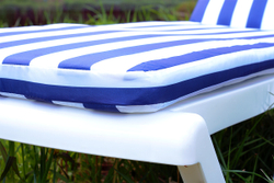 Матрац для шезлонга Tweet бело-синий