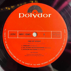Винтажная виниловая пластинка LP Jimi Hendrix Isle Of Wight (Japan 1977) (No Obi) Foxy Lady