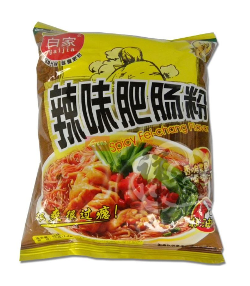 Лапша рисовая со вкусом кишечника Chenji 108г