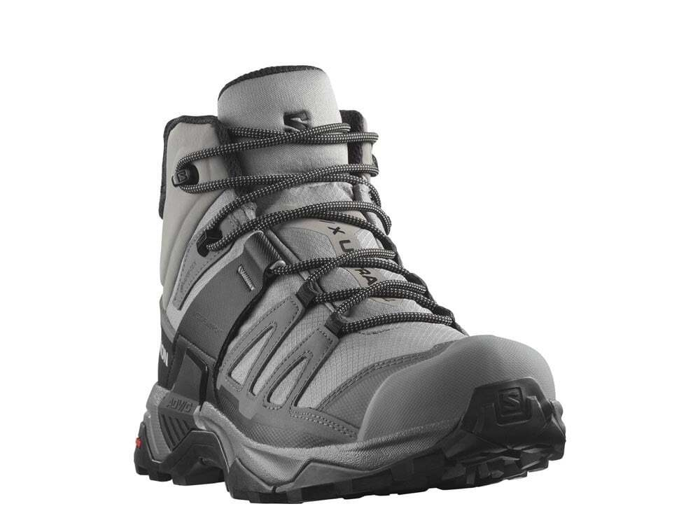 Кроссовки для бега мужские Salomon X Ultra 4 Mid Gore-Tex M бежево-серые