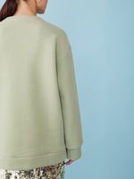 СВИТШОТ ЗАЙКА В СВИТЕРЕ PISTACHIO