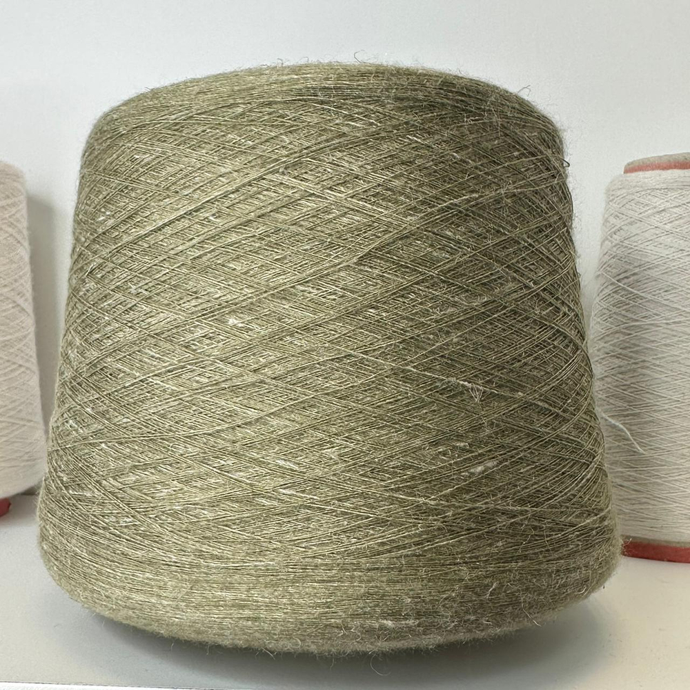 SUGHERO - Filcompany; лен, п/а; 2500м/100гр; цвет: светлый хаки S712