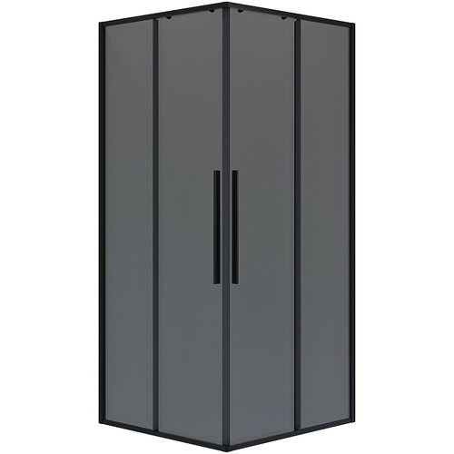 Душевой уголок Niagara Nova 90х90 NG-2823-34BLACK профиль Черный матовый стекло тонированное