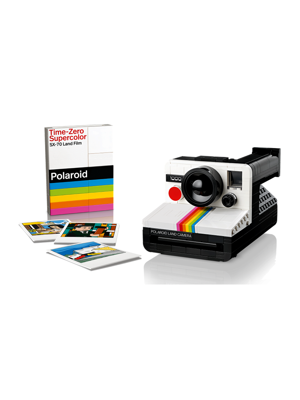 Конструктор LEGO Ideas 21345 лего Камера Polaroid SX-70, фотоаппарат Полароид, коллекционный набор, оригинал LEGO 21345_УЦЕНКА