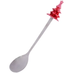 Кружка керамическая 400мл «Новогодние чудеса» с крышкой и ложкой