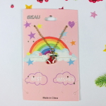 Подвеска на цепочке «Новогодняя Коллекция - Красный носочек», 22см, 13*8см