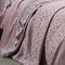 Набор КПБ с покрывалом +полотенце CAROLINE  Лиловый Gelin Home  евро