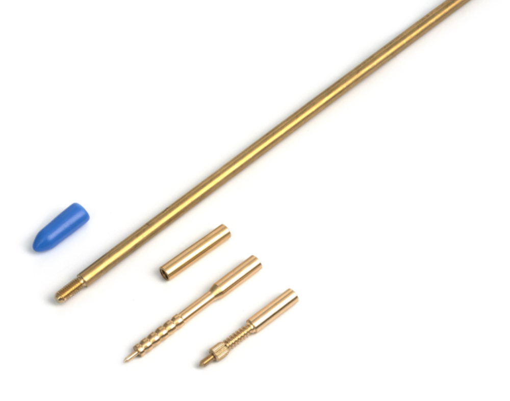 Шомпол латунный ЧИСТОGUN .22-.26 cal L=90 см + (CH-22J, CH-AL-4, A2S-AL-2)