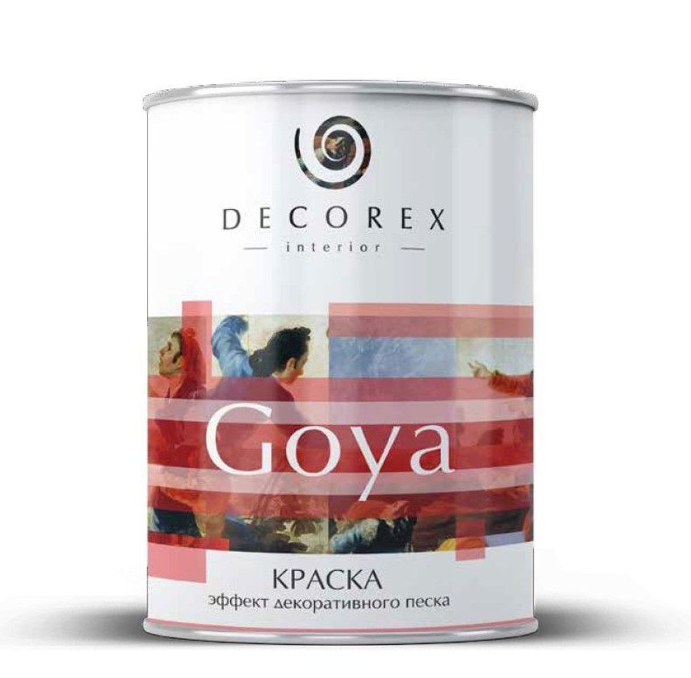 КРАСКА ДЕКОР DECOREX GOYA NEW 1КГ SILVER