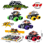 Машина инерционная «Монстр», 9*9*9,5 см, вращающаяся 360°, в шоу-боксе, микс