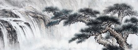 Фотообои Японский пейзаж (Ширина 7,3 м)