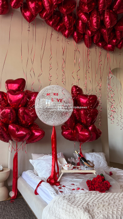 2 фонтана из сердец и сфера