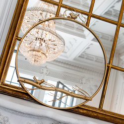 Зеркало настенное Объект мечты Багатель Голд