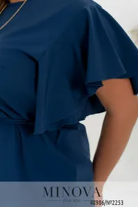 Блуза 2253-синий Minova
