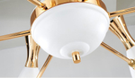 Ceiling design lamp  Duke by Delightfull (10 lampshades,  White)
