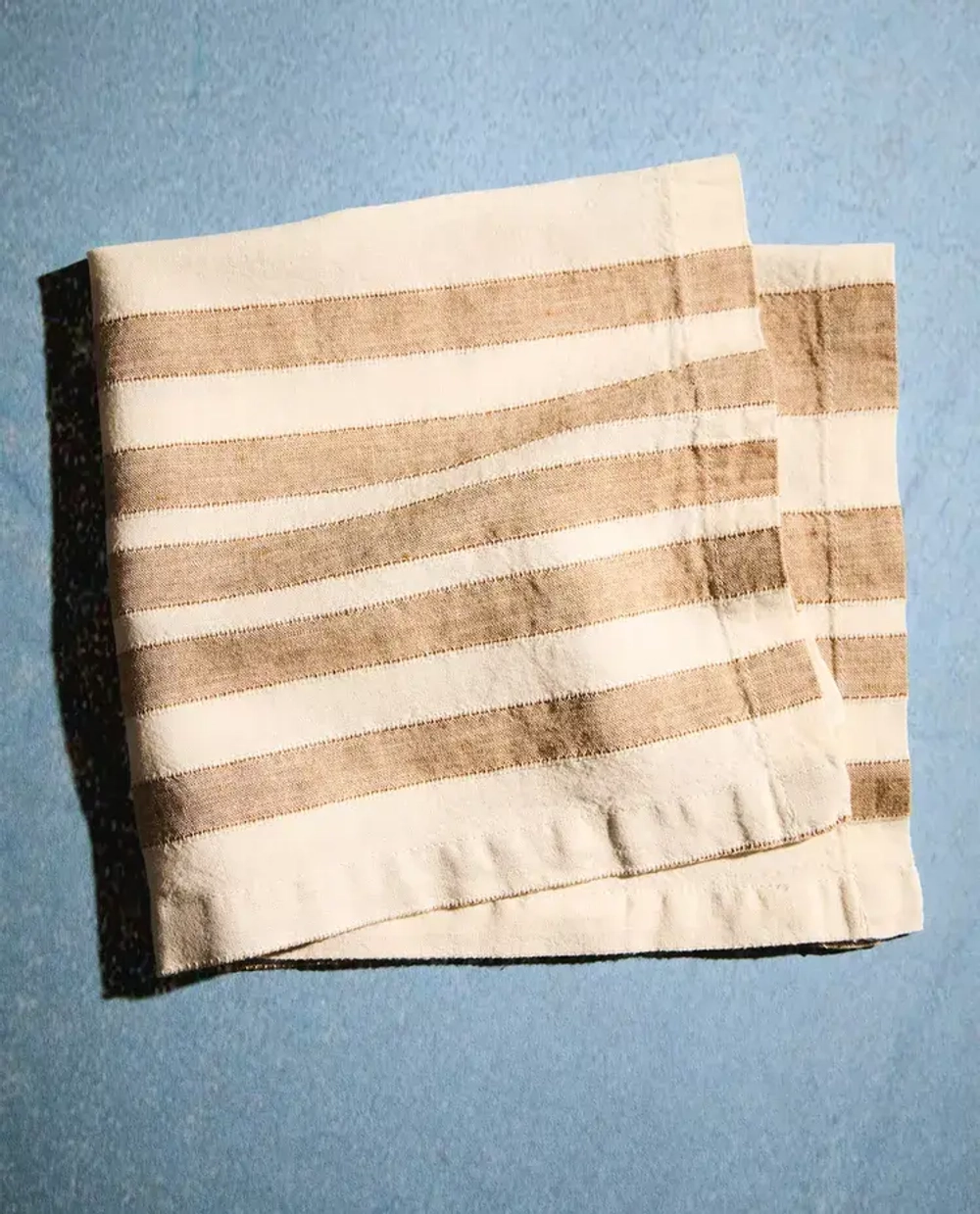 ZARA HOME САЛФЕТКА В ПОЛОСКУ (НАБОР ИЗ 2 ШТ.), СВЕТЛО-БЕЖЕВЫЙ