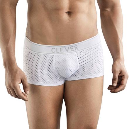 Мужские трусы хипсы белые Clever Moda AMBAR TRUNKS 176701