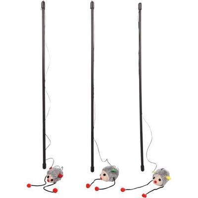 Удочка -дразнилка для кошки "Мышка", Flamingo