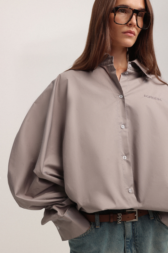 Рубашка О-силуэта