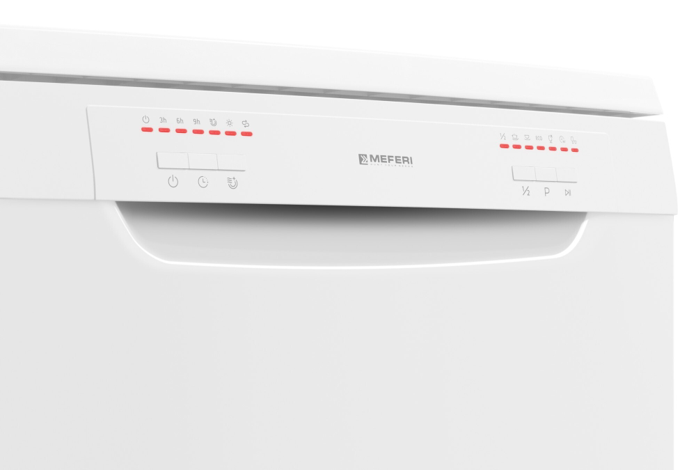 Отдельностоящая посудомоечная машина Meferi MDW6062WH FS LIGHT фото 9