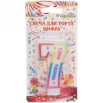 Свеча для торта Цифра День рождения «7» 6 см