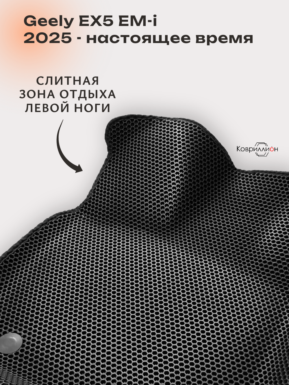 Автомобильные коврики ЭВА с бортами для Geely EX5 EM-i (25-н.в.)