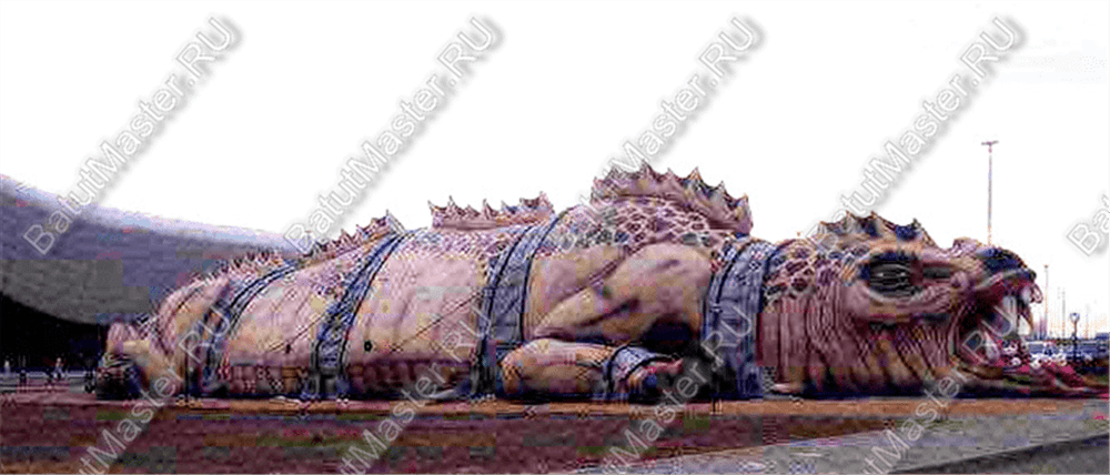 Надувная конструкция - комната страха "Дракон"