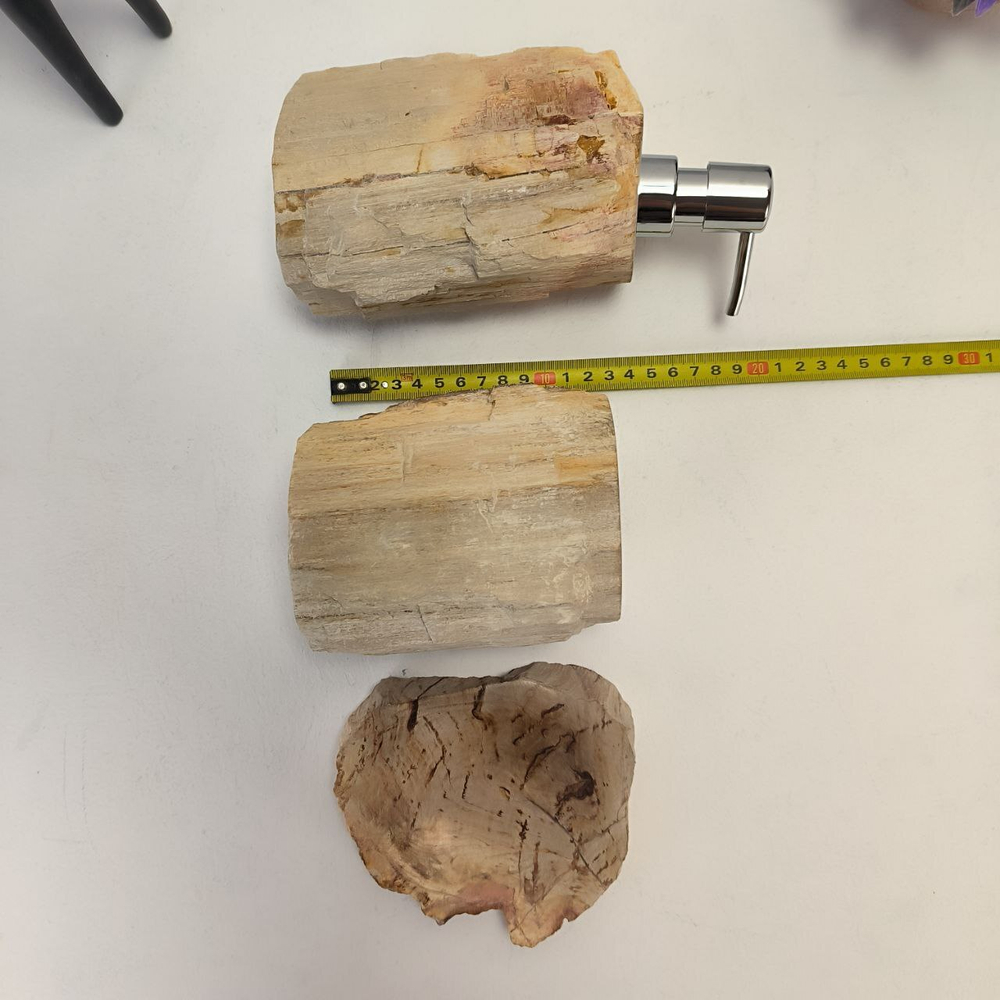 Набор из окаменелого дерева 4 предм Fossil Set NF-63073 поднос 30см*40см