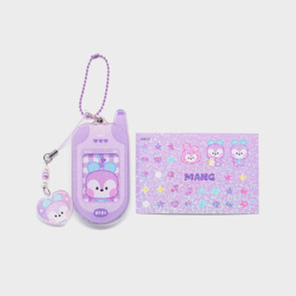 Брелок BT21 - MANG Minini Retro Phone Keyring