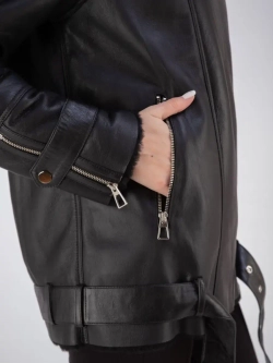 Дубленка авиатор женская натуральная оверсайз Турция