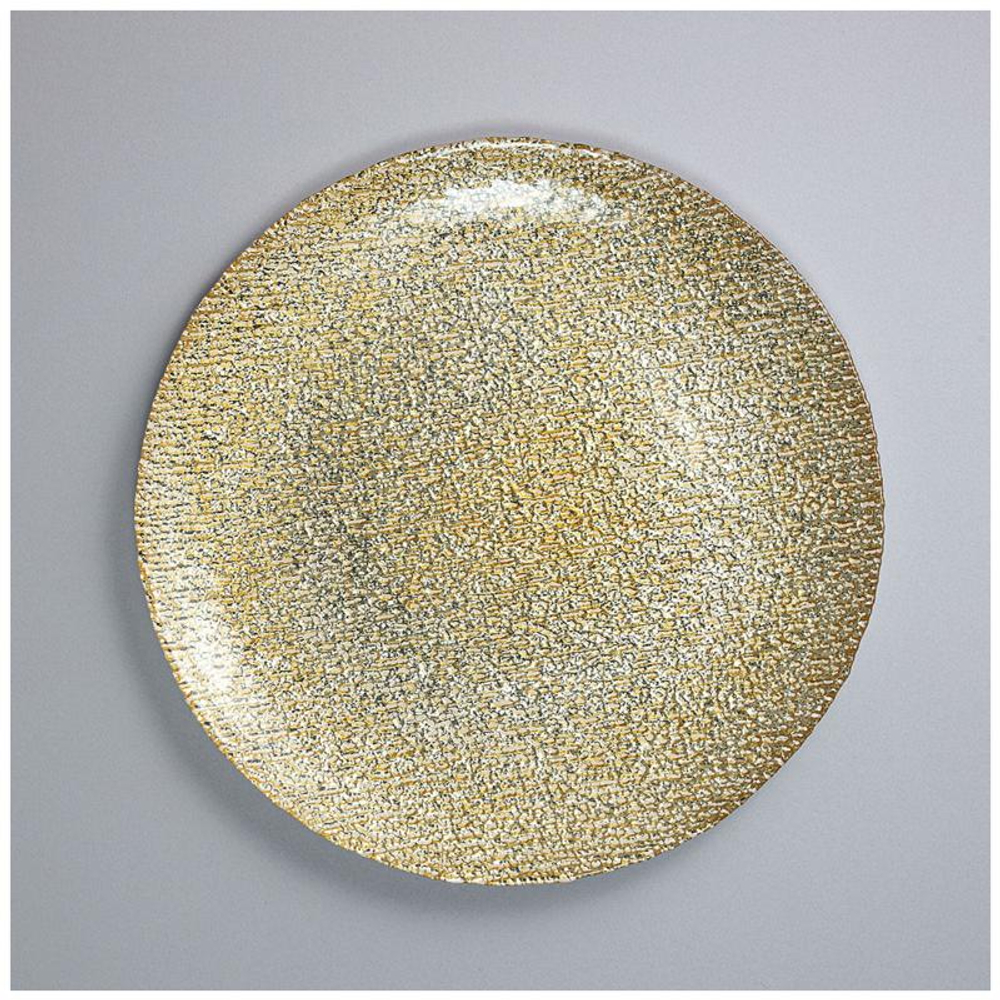 Тарелка обеденная "Shine gold" 27см