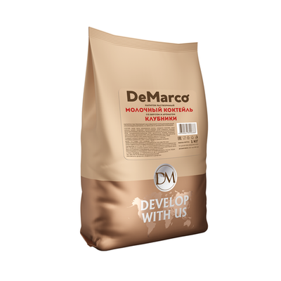 Молочный коктейль со вкусом Клубники DeMarco