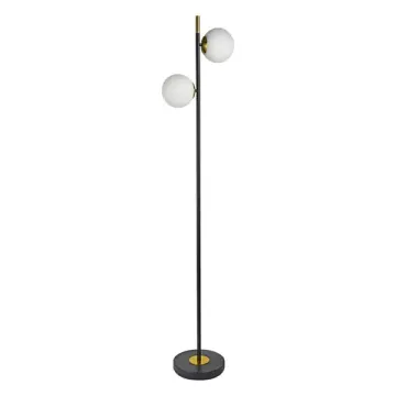 Торшер 2*E14 A2224PN-2BK черный Alcor Arte Lamp