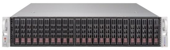Сервер Supermicro SuperStorage 2029P-ACR24H без процессора/без ОЗУ/без накопителей/количество отсеков 3.5" hot swap: 24/1200 Вт/LAN 10 Гбит/c